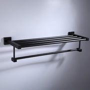 Fashion Free Perforated Space Aluminum Bath Towel Rack Set Bathroom Shelf