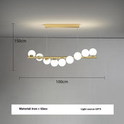 Dining Room Chandelier Creative 3D Long Chandelier