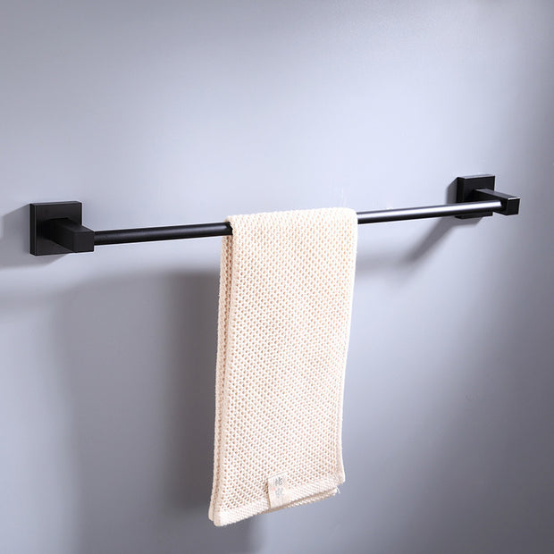 Fashion Free Perforated Space Aluminum Bath Towel Rack Set Bathroom Shelf