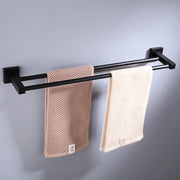 Fashion Free Perforated Space Aluminum Bath Towel Rack Set Bathroom Shelf