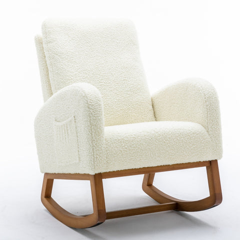 COOLMORE Living Room Comfortable Rocking Chair Living Room Chair
