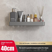 Punch-free Bathroom Storage Rack Bathroom Wall-mounted Storage Rack