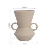 Nordic Creative Simple Ceramic Vase Decoration Living Room Dry Flower Arrangement Table Decoration Flower Color Flower