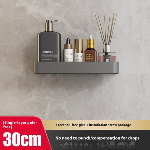 Punch-free Bathroom Storage Rack Bathroom Wall-mounted Storage Rack