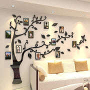 3d Crystal Stereo Wall Sticker Acrylic Photo Tree Living Room Electric Home Accessories