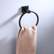 Fashion Free Perforated Space Aluminum Bath Towel Rack Set Bathroom Shelf
